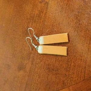Artisan Leather Earrings